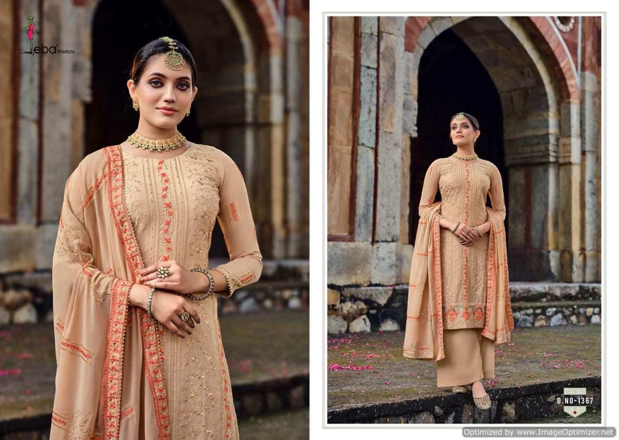 Eba Jassi 2 Georgette Festive Wear Heavy Designer Salwar Kameez Collection
